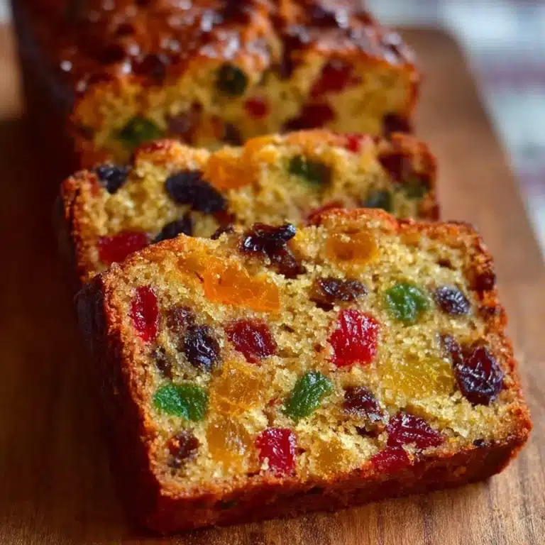 Heavenly Moist Fruit Cake Loaf Recipe