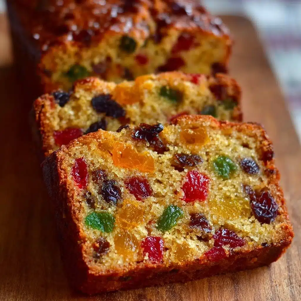 Heavenly Moist Fruit Cake Loaf Recipe - Recipe Image