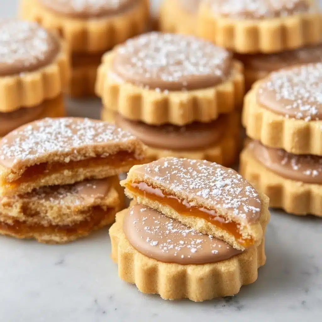 Delectable Caramel Shortbread Cookies Recipe