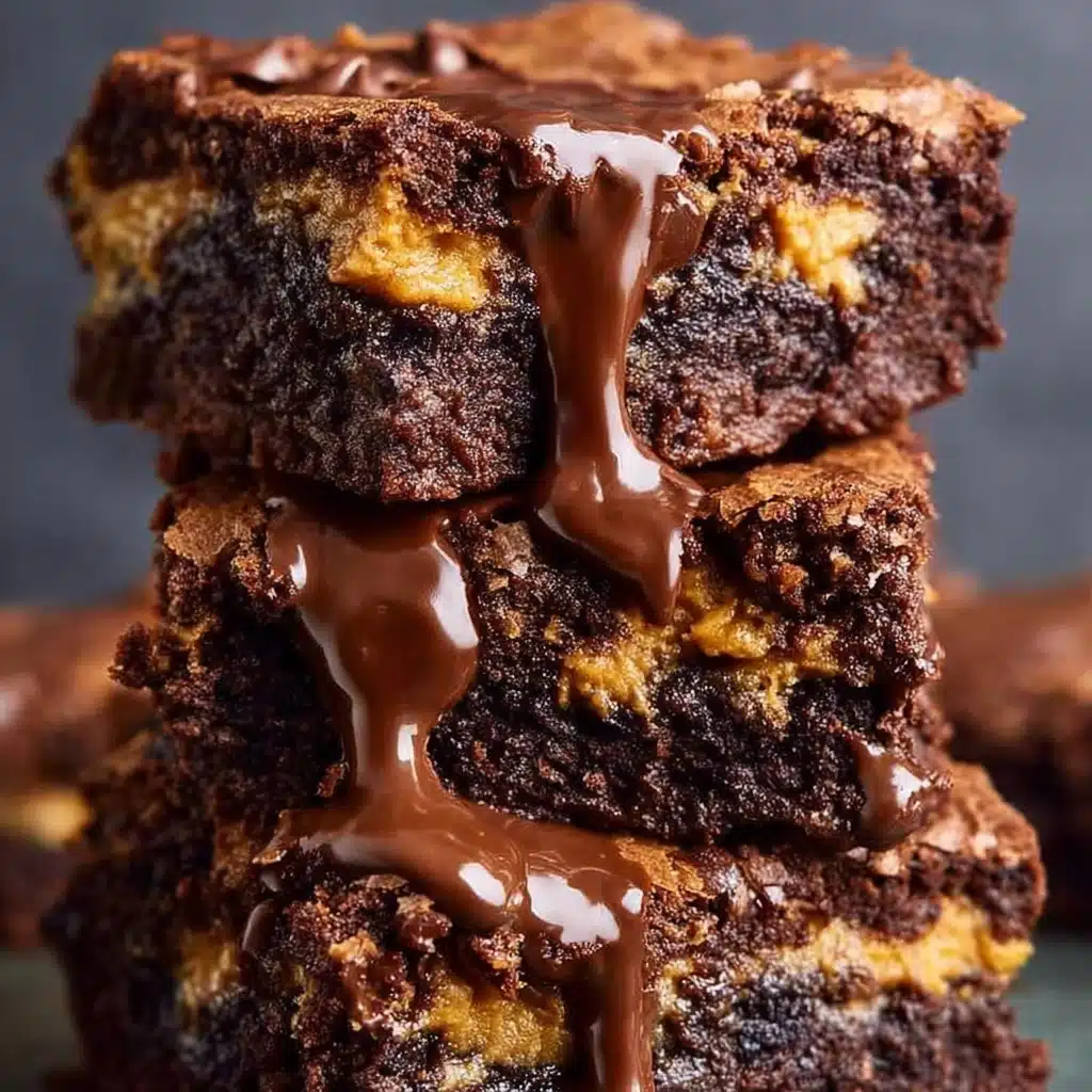 Peanut Butter Chocolate Swirl Blondies Recipe