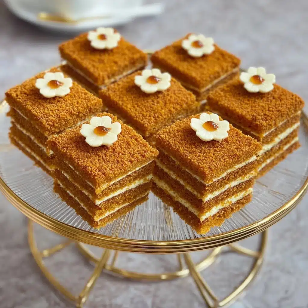 Delectable Honey Layer Cakes Recipe - Recipe Image