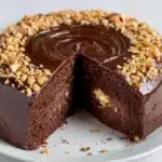 Moist Chocolate Walnut Cake Recipe