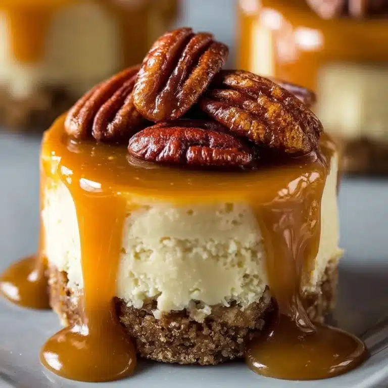 Mini Pecan Pie Cheesecakes Recipe
