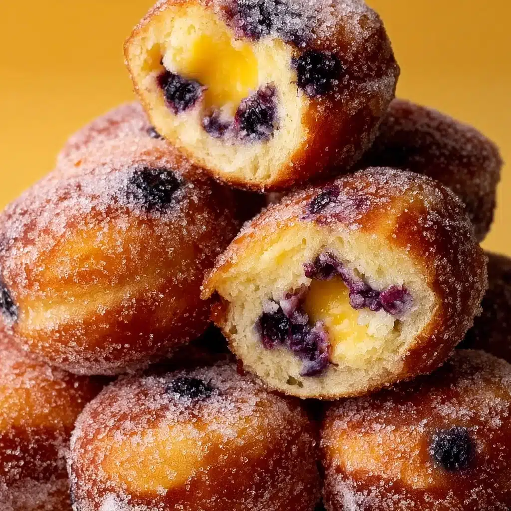 Blueberry Lemon Curd Donut Holes Recipe