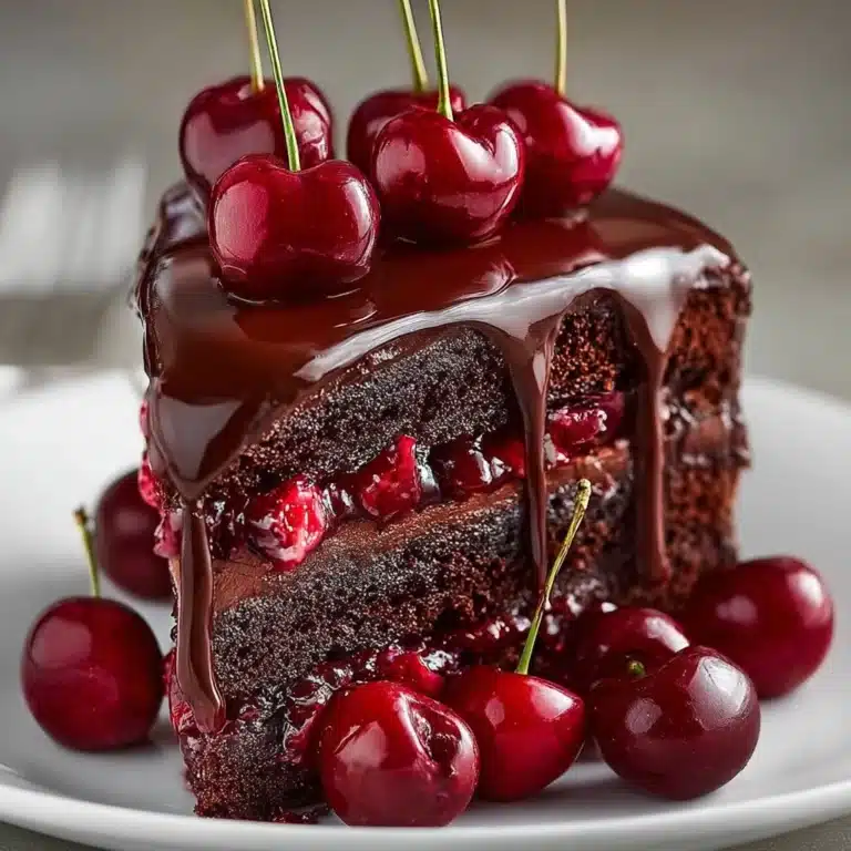 Cherry Chocolate Cake Recipe