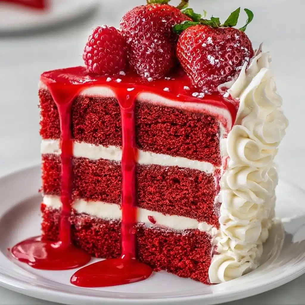 Red Velvet Cheesecake Recipe - Recipe Image