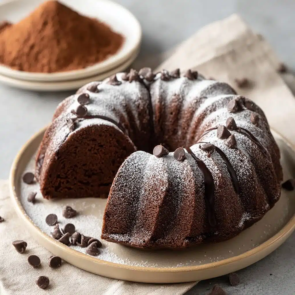 Gluten-Free Chocolate Fudge Bundt Cake Recipe