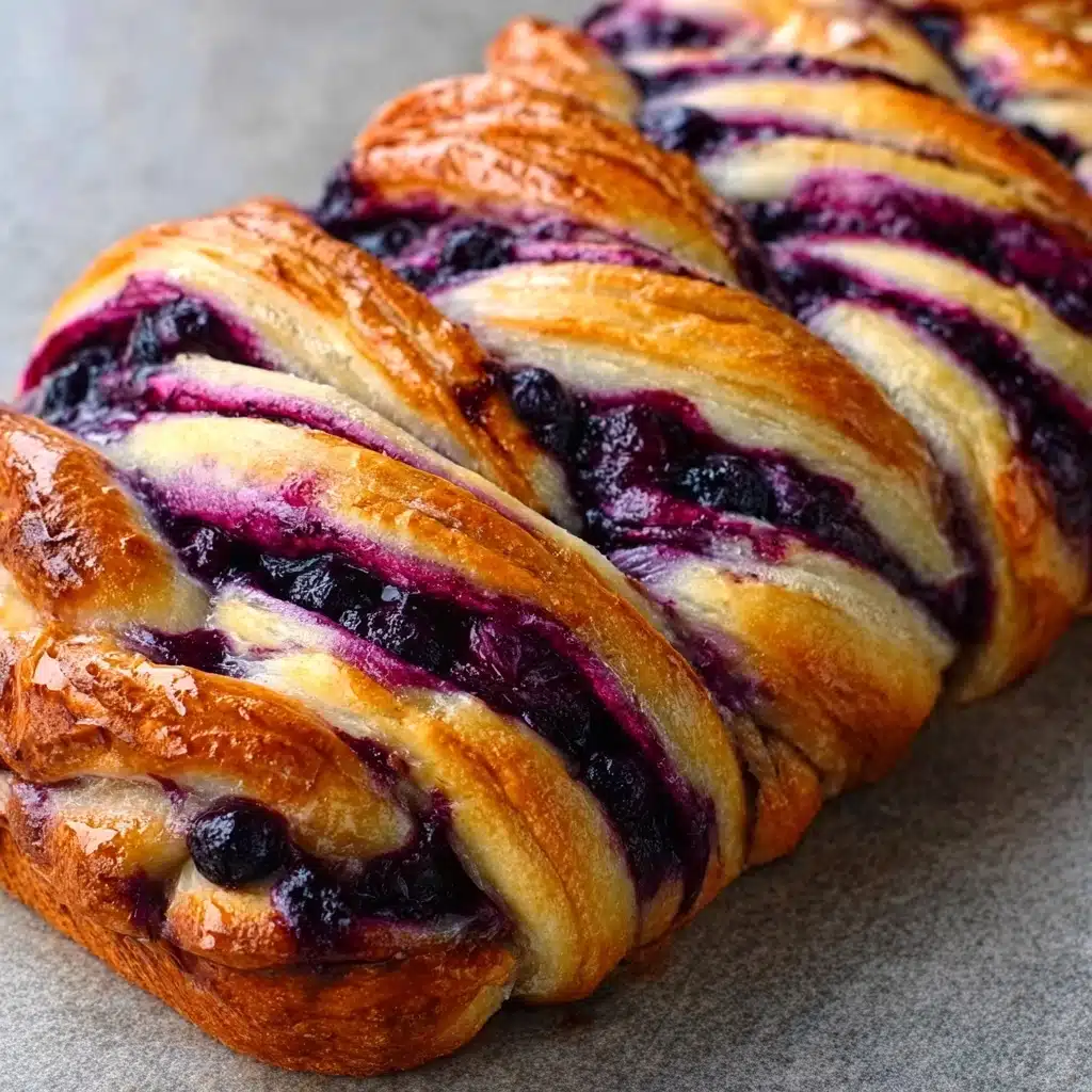Blueberry Cream Cheese Babka Recipe - Recipe Image