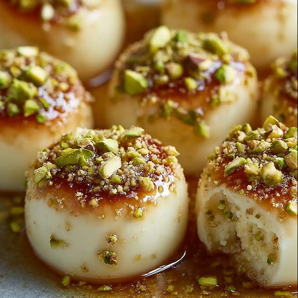 Ricotta Pistachio Honey Bites Recipe - Recipe Image