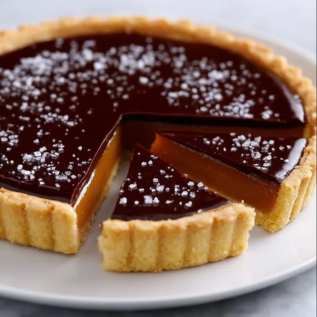 Decadent Chocolate Caramel Tart Recipe - Recipe Image