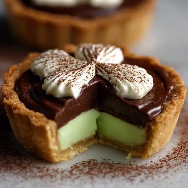 Chocolate Shamrock Pies Recipe