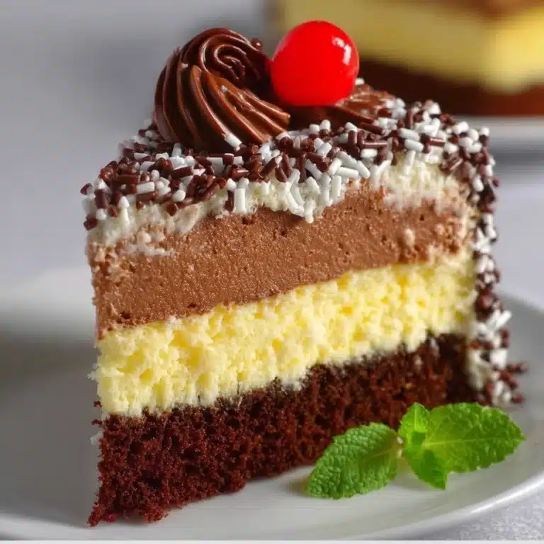 Heavenly Chocolate Cream Layer Cake Recipe