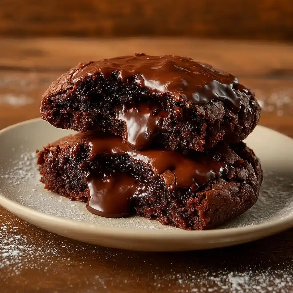 Chocolate Lava Brownie Cookies Recipe - Recipe Image