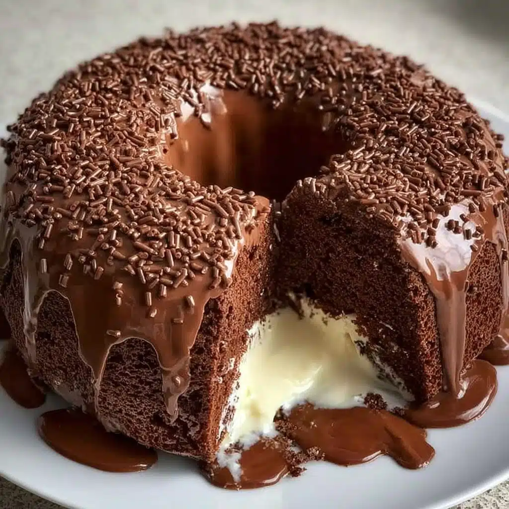 Molten Chocolate Volcano Cake Recipe