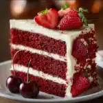 Red Velvet Strawberry Cheesecake Recipe