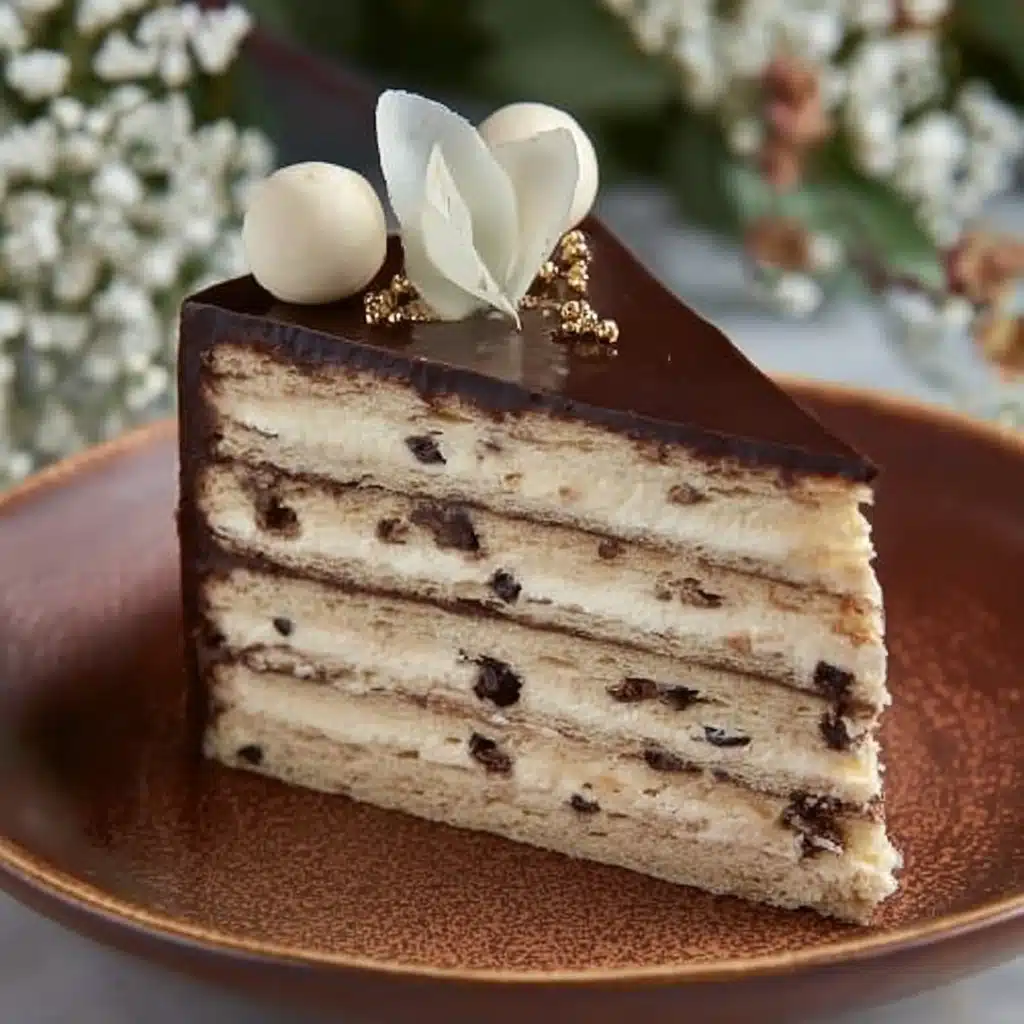 Elegant Tiramisu Chocolate Chip Layer Cake Recipe - Recipe Image