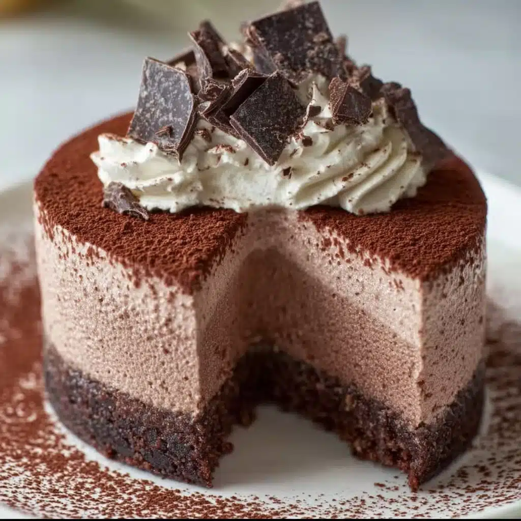 No-Bake Chocolate Mousse Cake Recipe - Recipe Image