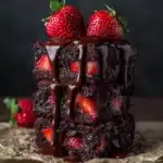 Chocolate Covered Strawberry Brownies Recipe