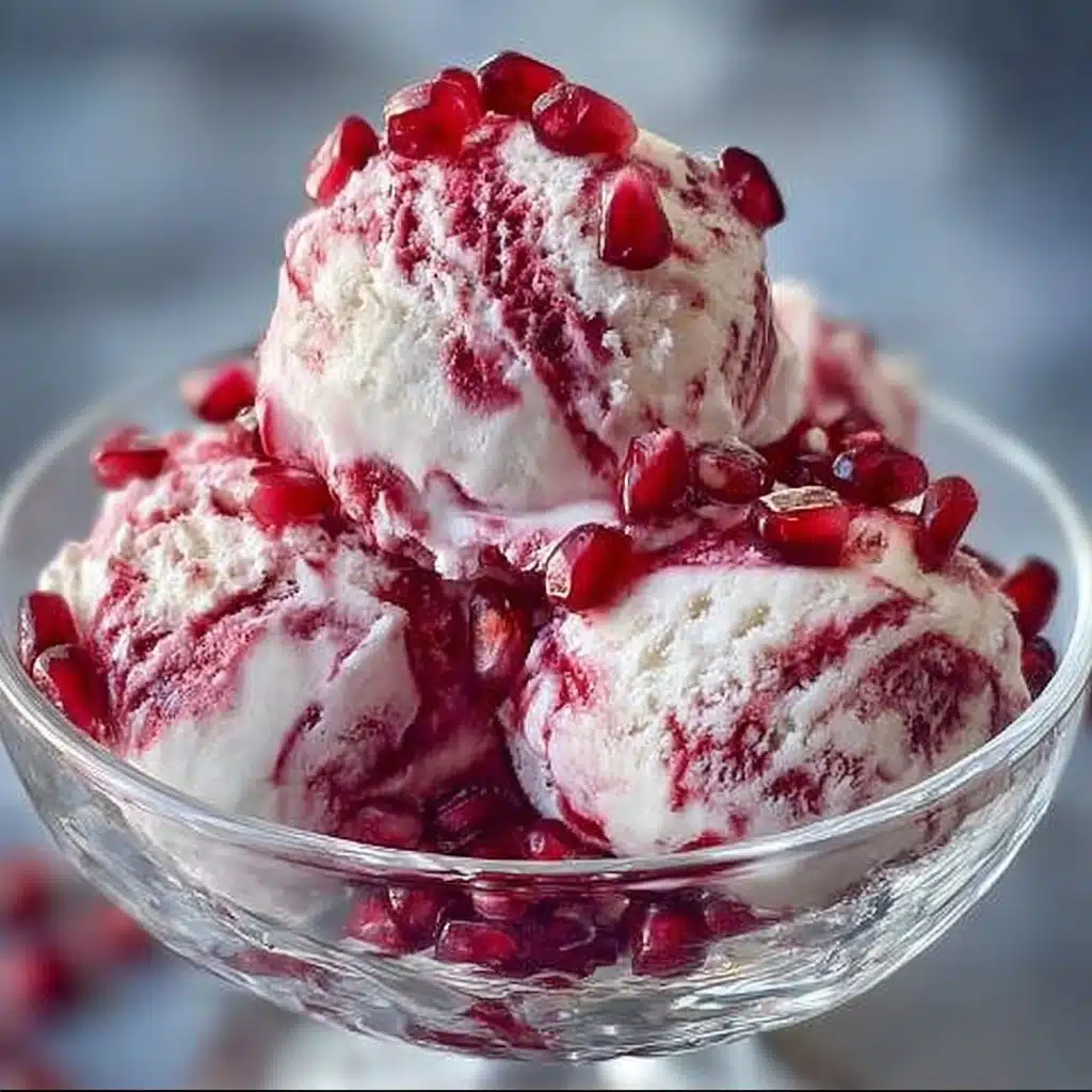 Pomegranate Ice Cream Recipe - Recipe Image