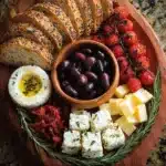 Rustic Mediterranean Bread & Cheese Platter Recipe