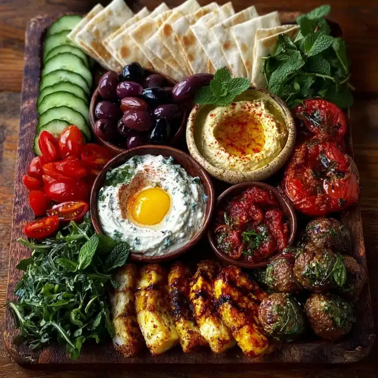 Mediterranean Mezze Tapas Feast Recipe