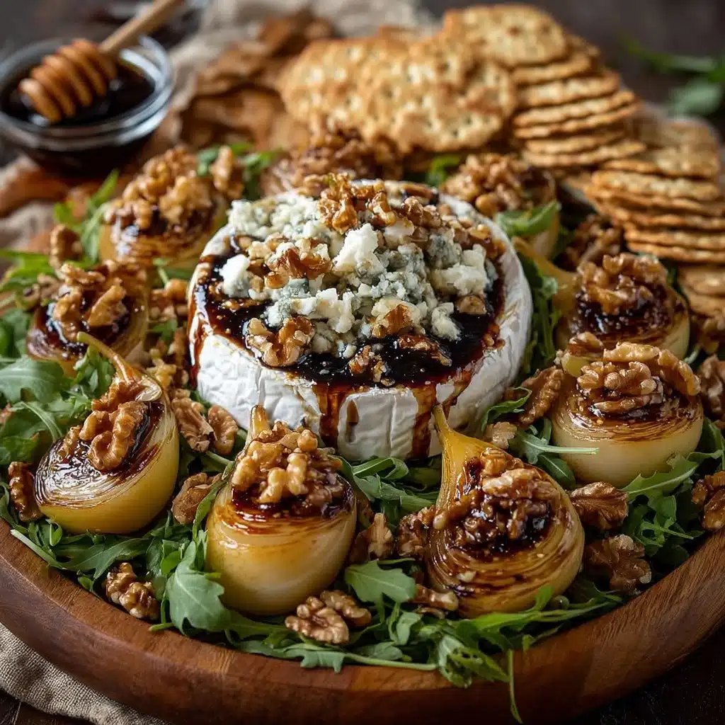 Roasted Pear & Burrata Board with Pomegranate Glaze Recipe
