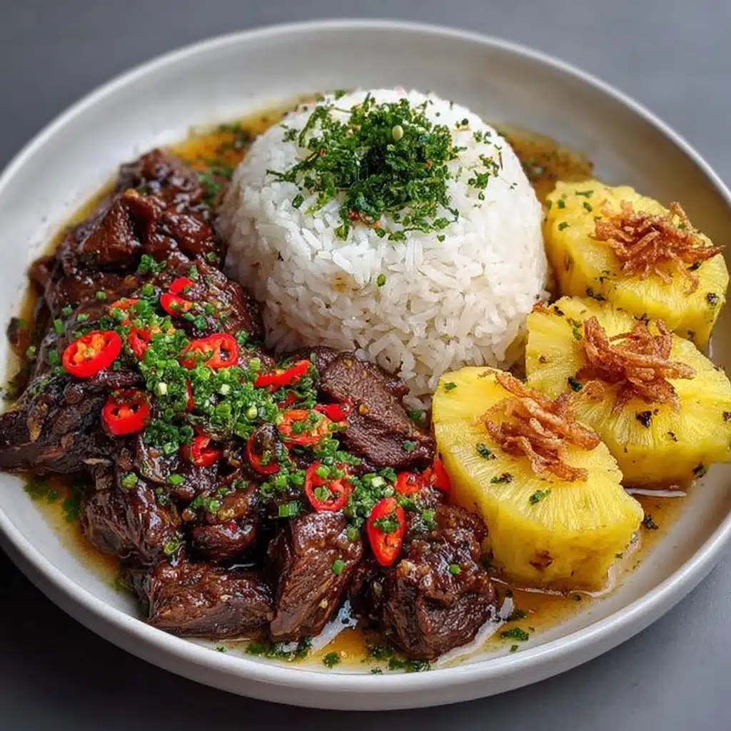 Coconut Curry Shrimp with Pineapple Rice Recipe - Recipe Image