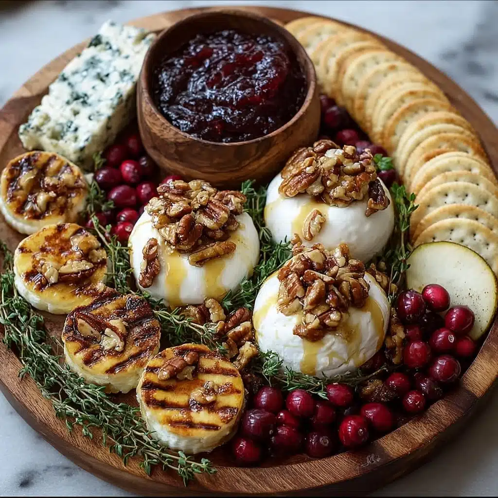 Roasted Pear & Burrata Grazing Board with Maple Drizzle Recipe - Recipe Image