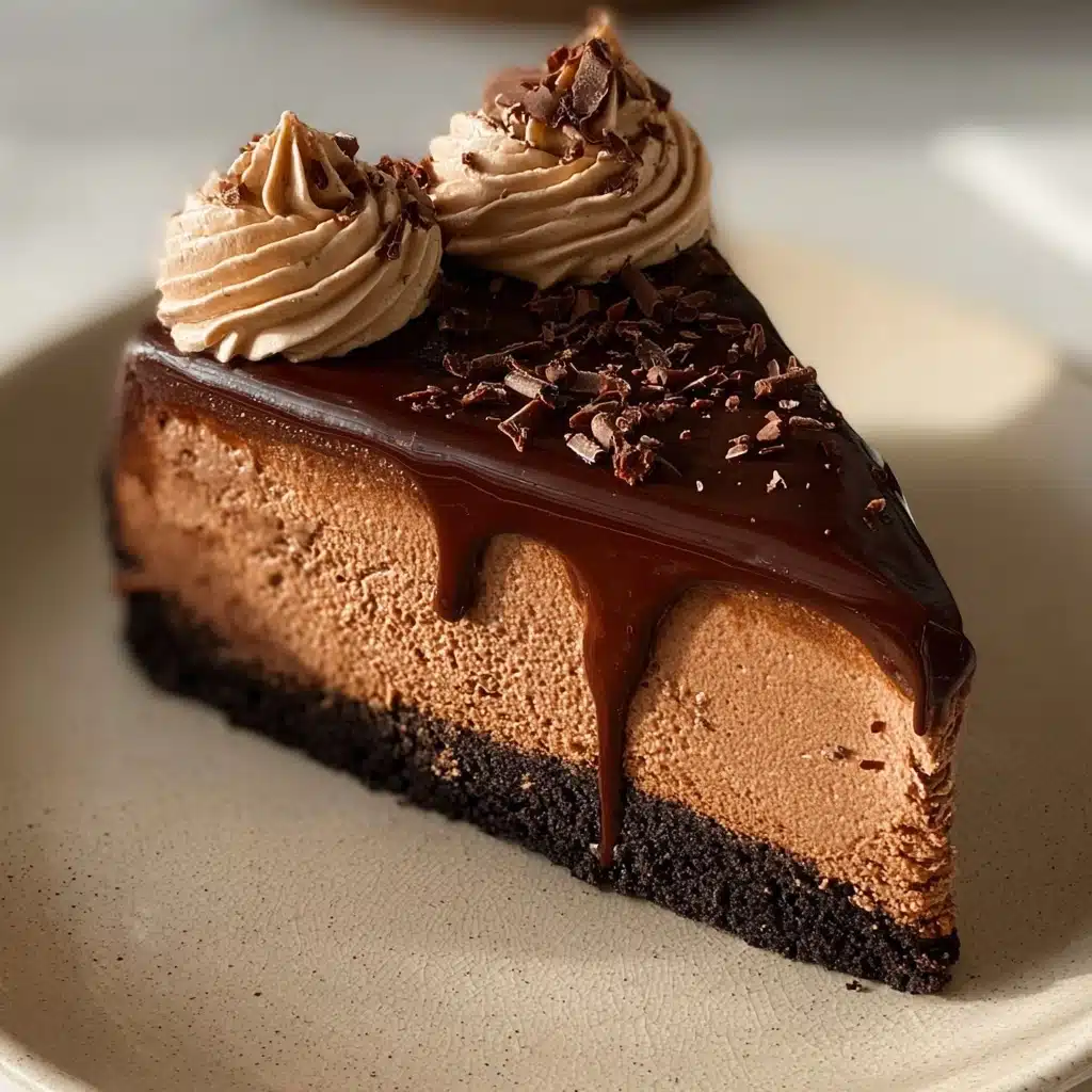 Creamy Coffee Cheesecake 🍰☕ Recipe - Recipe Image