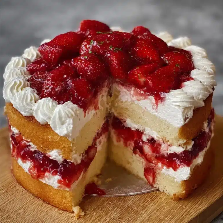 The Best Strawberry Shortcake Cheesecake Recipe