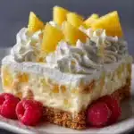 No-Bake Pineapple Heaven Cheesecake Dessert Recipe