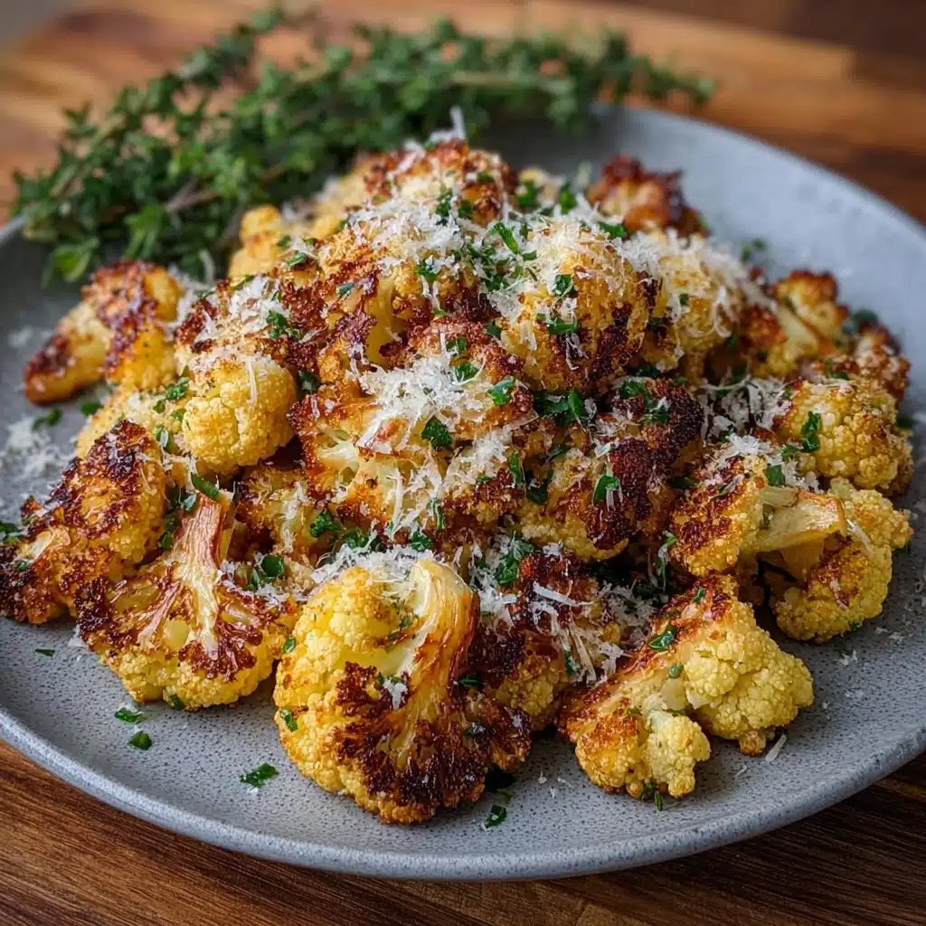 Crispy Parmesan Roasted Cauliflower Recipe - Recipe Image