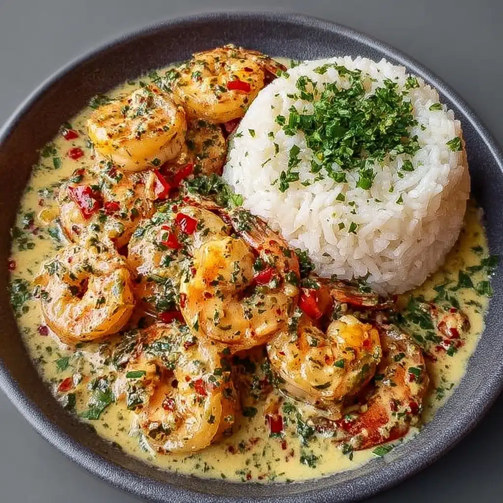 Coconut Curry Shrimp with Jasmine Rice Recipe - Recipe Image