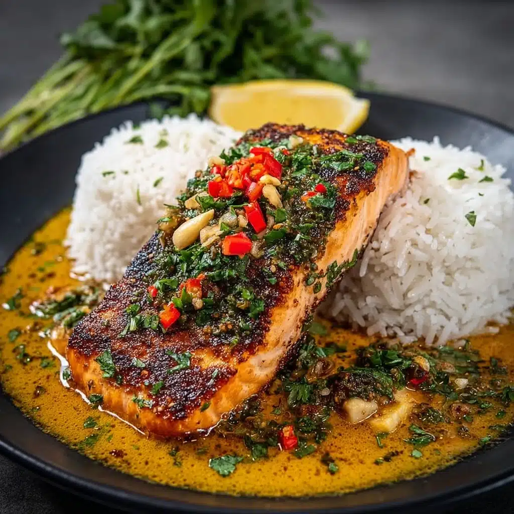 Coconut Curry Salmon with Jasmine Rice Recipe - Recipe Image