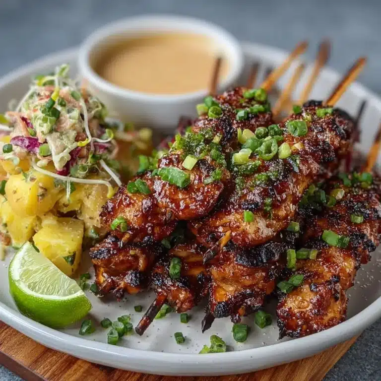Mango Habanero Chicken Skewers Recipe