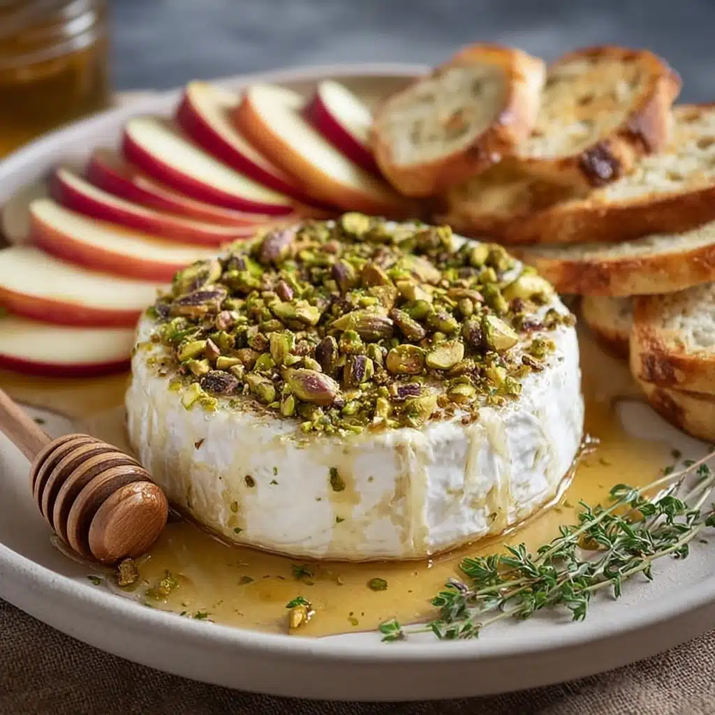 Toasted Pistachio & Herb Brie Wheel Recipe