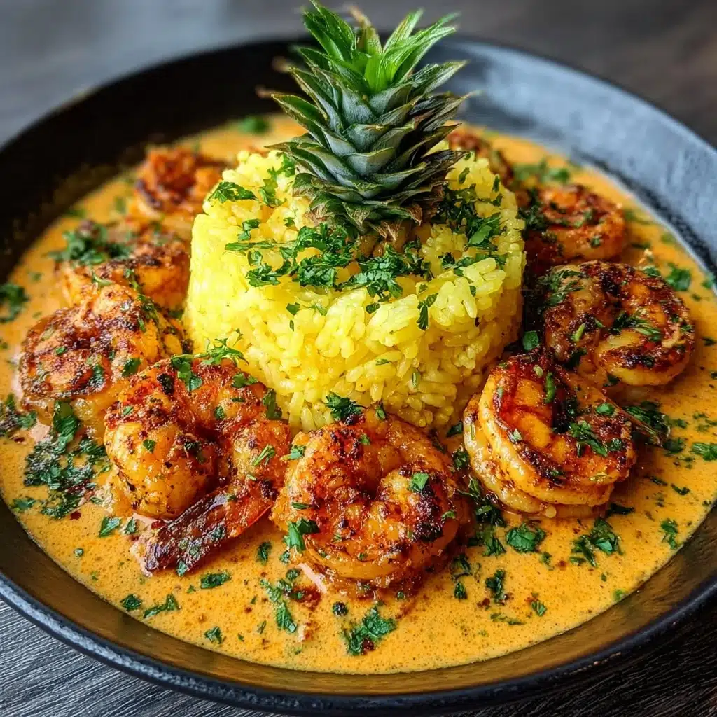 Coconut Curry Shrimp with Pineapple Rice Recipe - Recipe Image