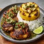 Caribbean Jerk Chicken with Pineapple Salsa Recipe