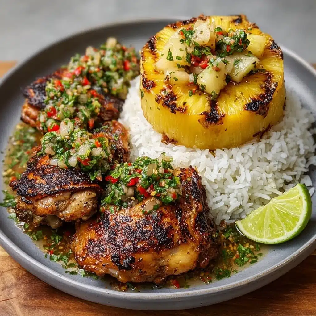 Caribbean Jerk Chicken with Pineapple Salsa Recipe - Recipe Image