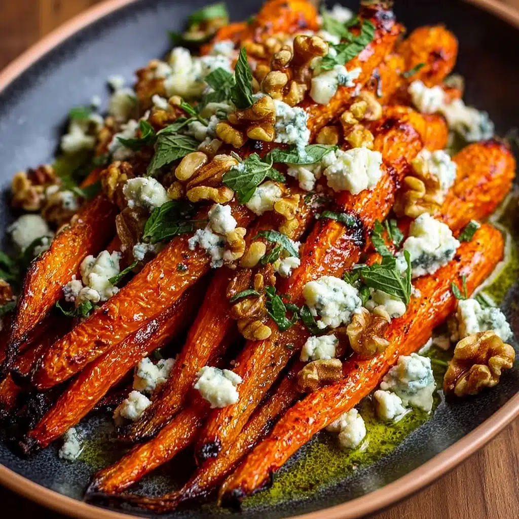 Roasted Carrots with Maple Feta Drizzle Recipe - Recipe Image