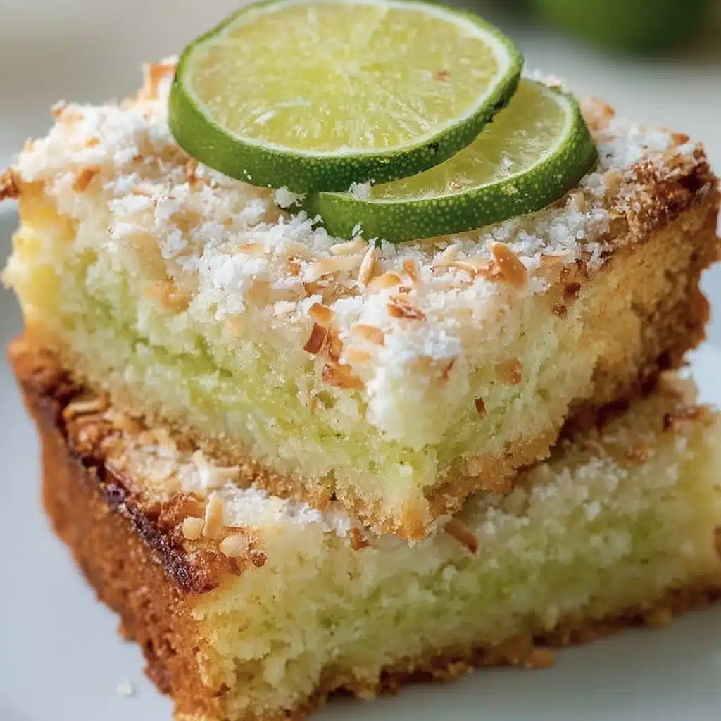 Tropical Lime & Coconut Bliss Cake Recipe - Recipe Image
