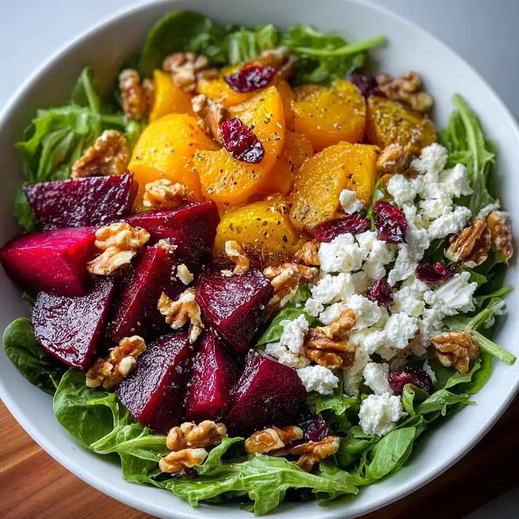 Roasted Beet & Goat Cheese Salad Recipe