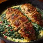Spinach Artichoke Chicken Skillet Recipe