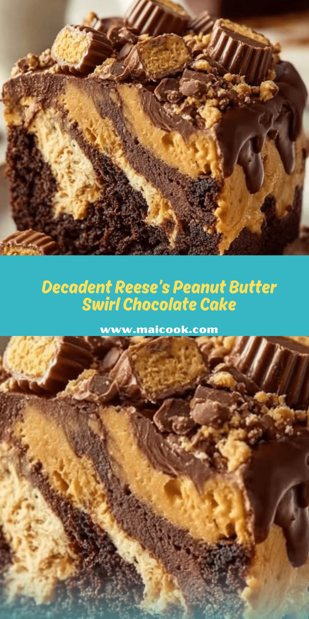 Homemade Reese’s Peanut Butter Earthquake recipe - Recipe Image