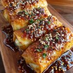 Crispy Fried Feta Rolls with Chili Maple Recipe