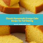 Homemade Christmas Orange Cake recipe