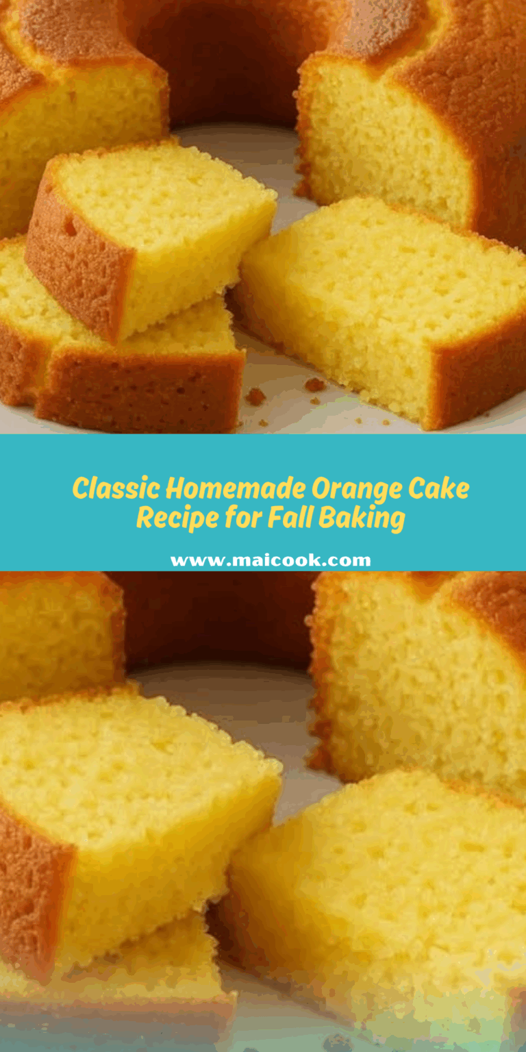 Homemade Christmas Orange Cake recipe