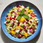 Orzo Salad with Feta & Pomegranate Seeds Recipe