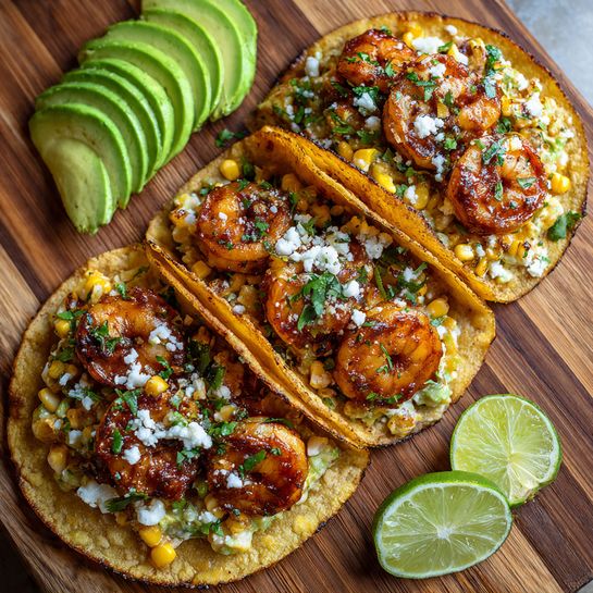 Chipotle Lime Shrimp Tacos Recipe - Recipe Image