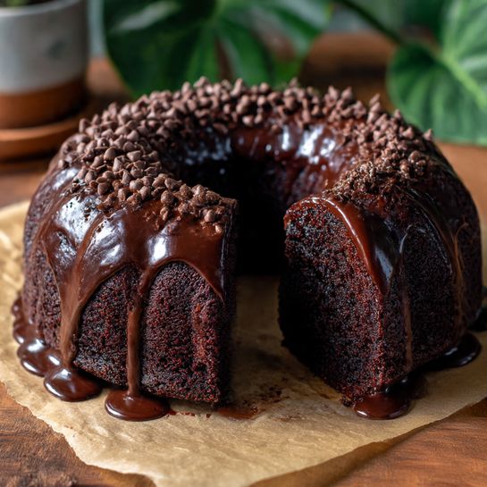 Sourdough Chocolate Cake Recipe - Recipe Image